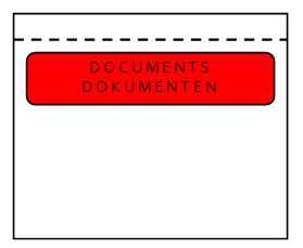 [ENV-12501102] Packing list 225x110mm "documents" (1000)